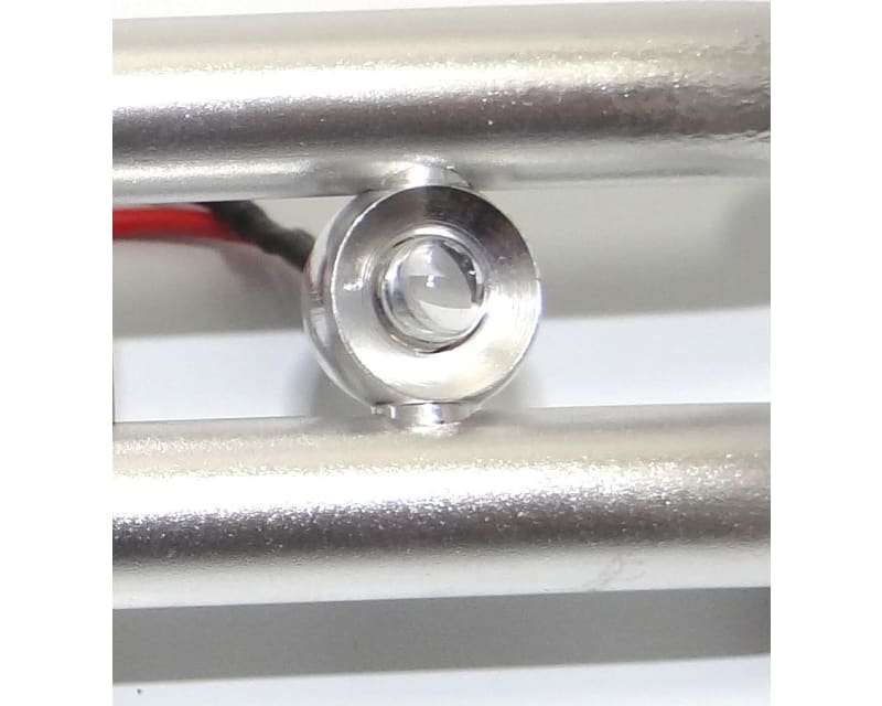 Silver Aluminum with Led Holder Front Bumper Guard