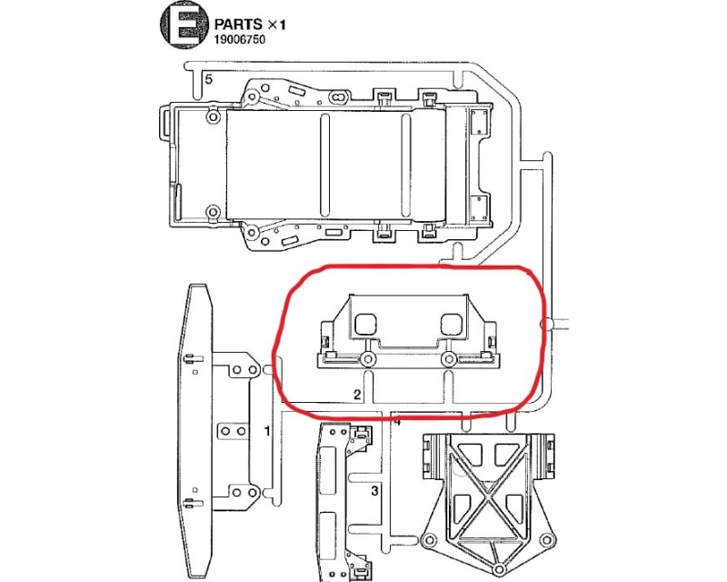 Aluminum E2 Rear Bumper CC02