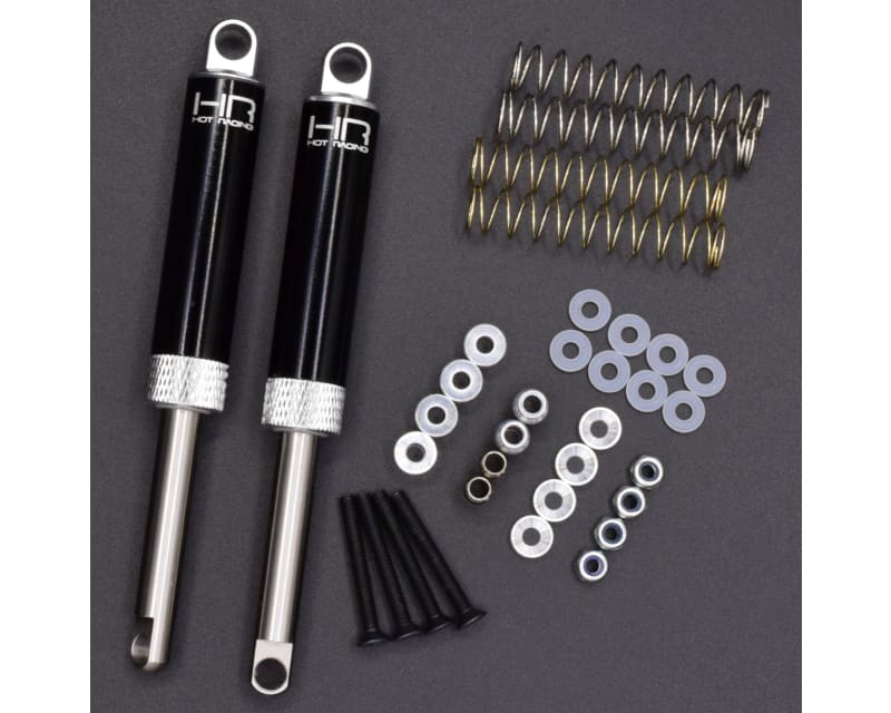 Silver Internal Spring Air Shocks 100mm