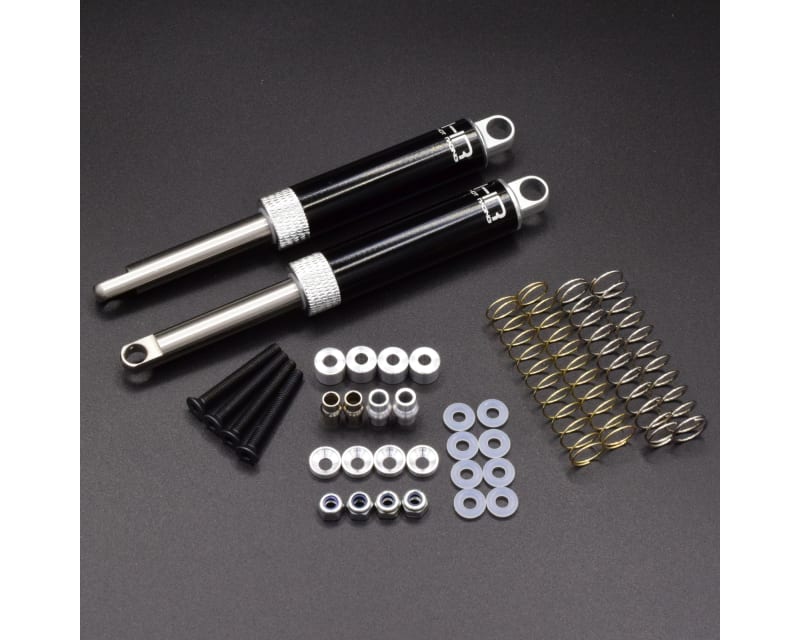 Silver Internal Spring Air Shocks 100mm