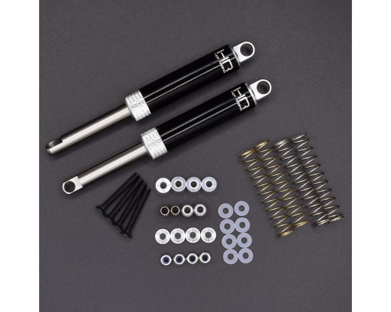 Silver Internal Spring Air Shocks 100mm