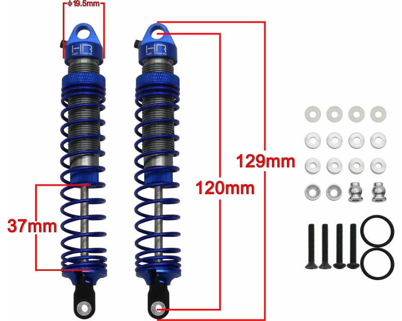 Aluminum 120mm Hd Big Bore Shocks (2)