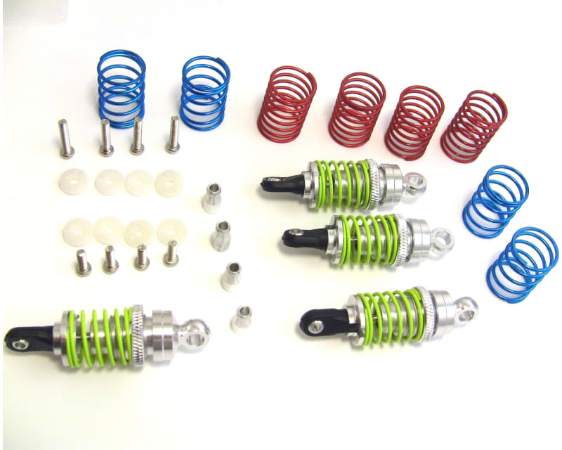 discontinued Silver Aluminum 50mm Shock Set W/Spings