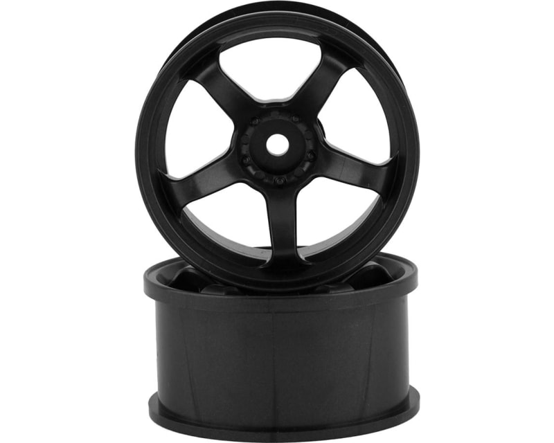 M5 Spoke Drift Wheels (Black) (2) (8mm Offset) w/12mm Hex photo