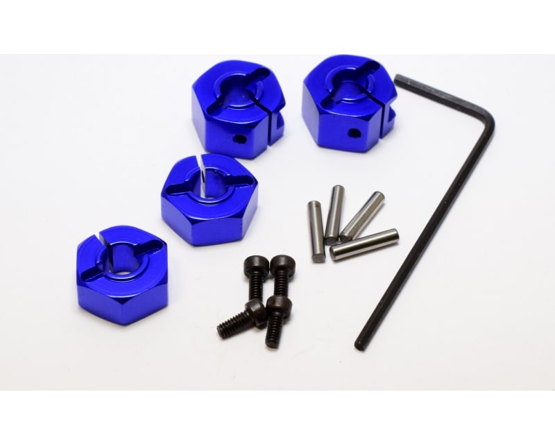 Blue Aluminum 12mm Wheel Hex TRA 2WD