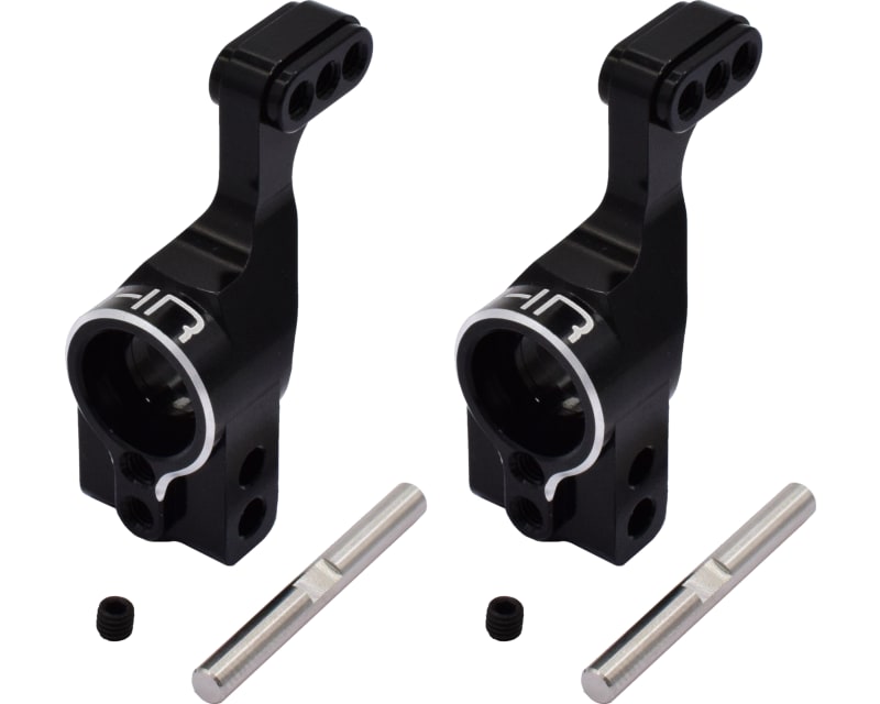 Black Pro Rear Axle Carriers Slash Rustler Stampede