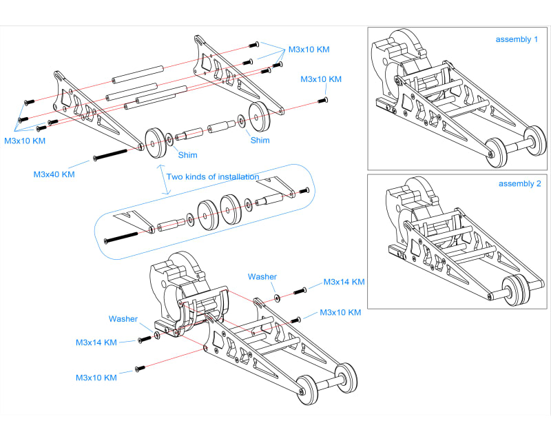 Aluminum Speed Run Wheelie Bar Slash/Rustler/Bandit