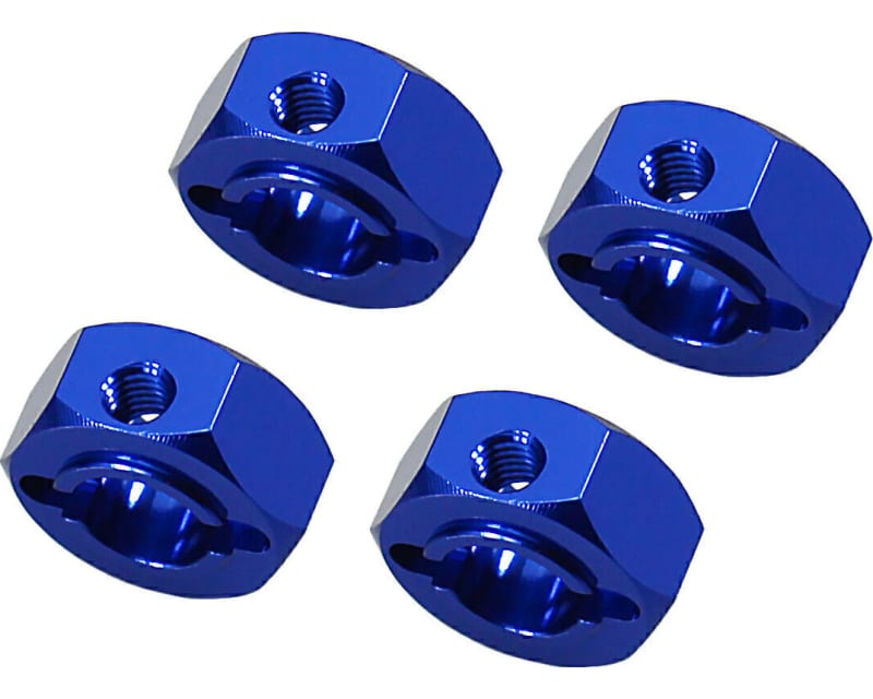T6 CNC Blue 12mm Hex for 6MM Axle EHD
