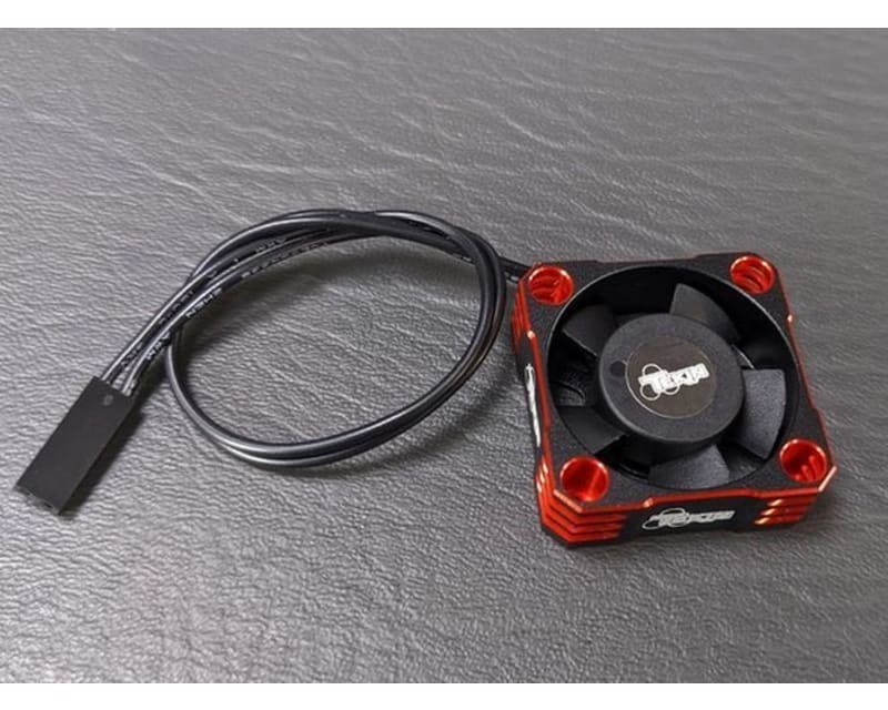 30x30x10 Hiflow Aluminum Cooling Fan (Black/Red)