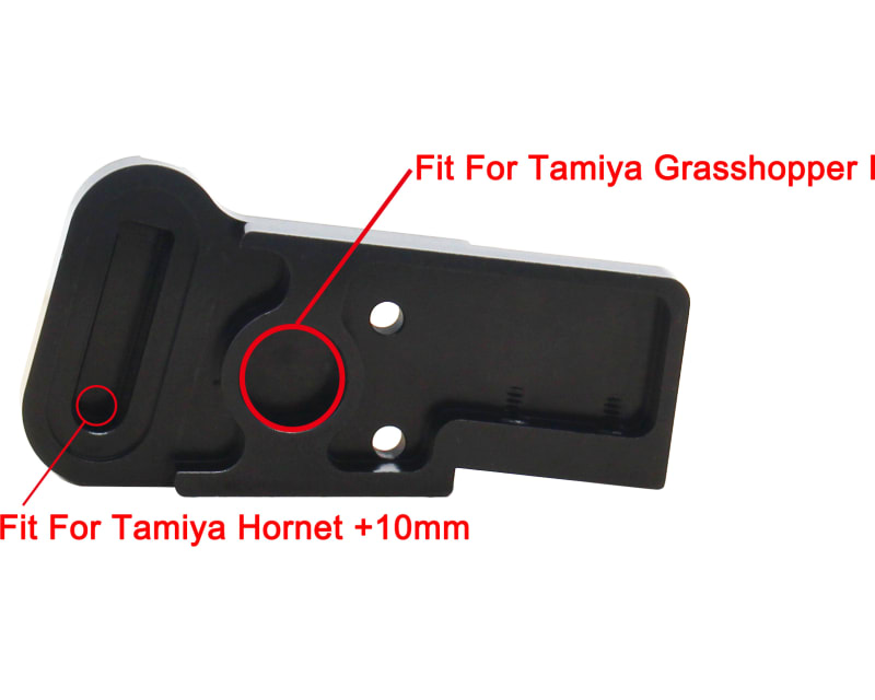Aluminum Rear Hanger 10mm Long Tamiya Hornet Grasshopper