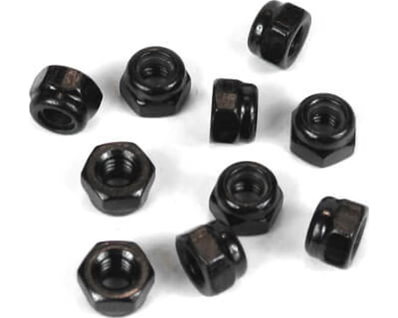 M4 Locknuts (black 10 pieces)
