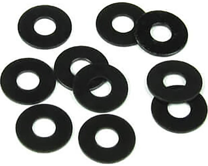 Tap to zoom M3x8mm Washer Black 10 pieces