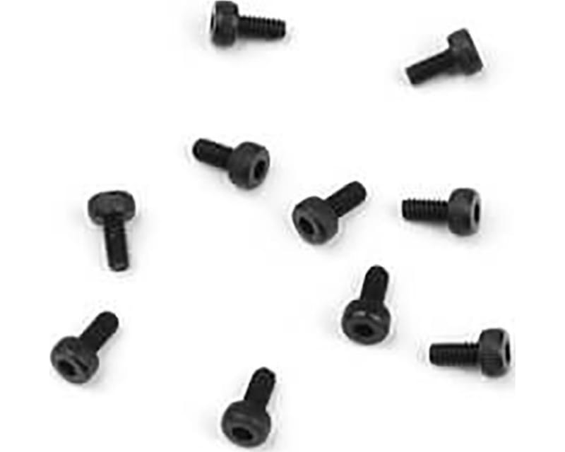 Tap to zoom M2x4mm Cap Head Screws (black, 10pcs)