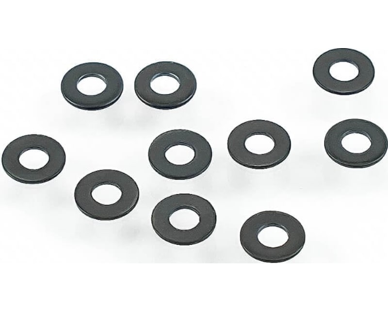 Tap to zoom M2.6x6.0x0.5mm Washer (Black 10 pieces)