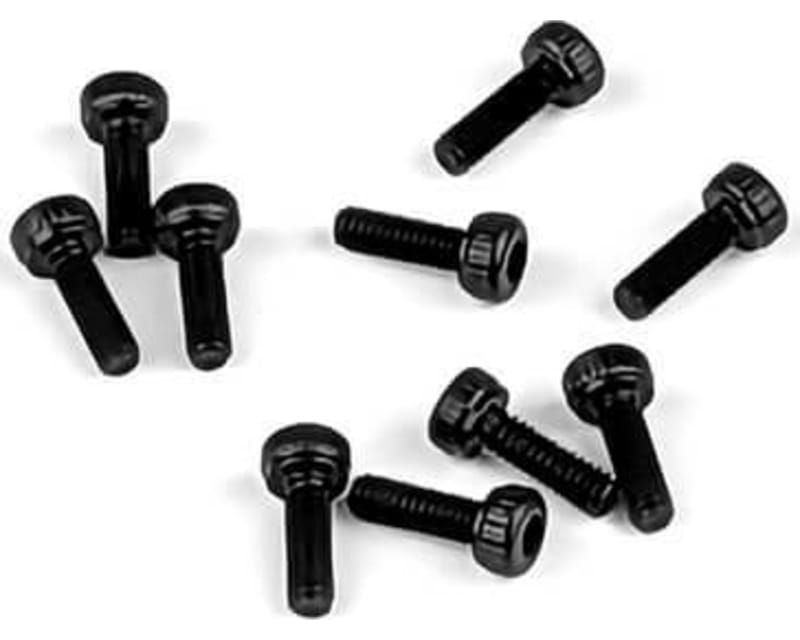M2x6mm Cap Head Screws (Black 10 Pieces)