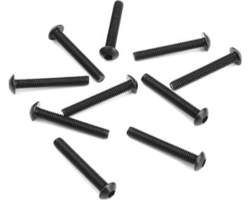 M3x20mm Button Head Screws (black, 10pcs)