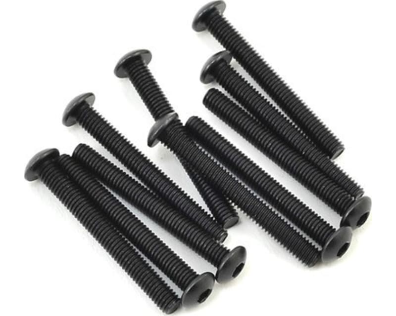M3x25mm Button Head Screws (black, 10pcs)
