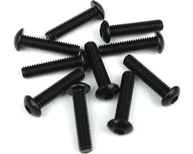 Tap to zoom M4x18mm Button Head Screws (Black 10 pieces)
