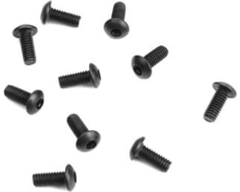 Tap to zoom M2.5x6mm Button Head Screws (Black 10 Pieces)