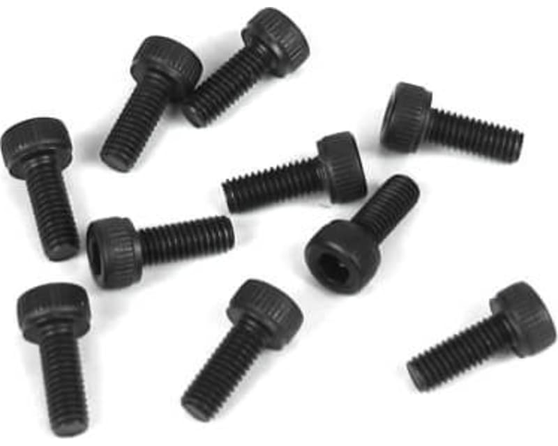 M3x8mm Cap Head Screws- Black 10 pieces