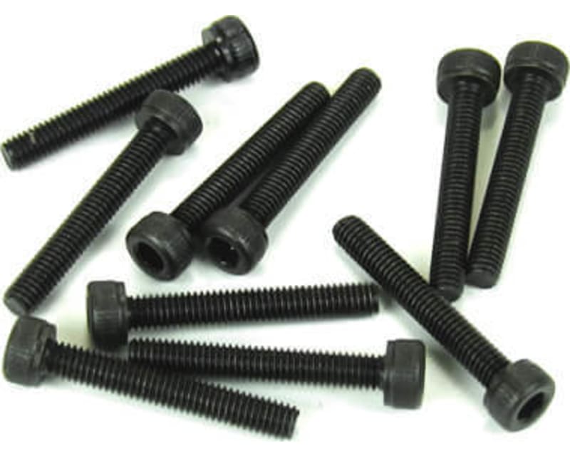 Tap to zoom Cap Head Screw M3x20mm Black (10)