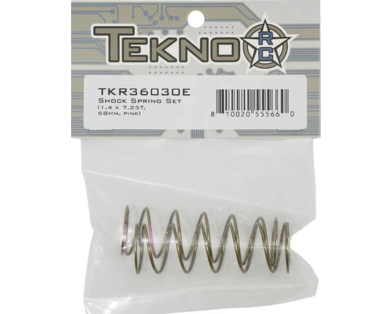 Shock Spring Set (1.4 x 7.25T 68mm PINK)