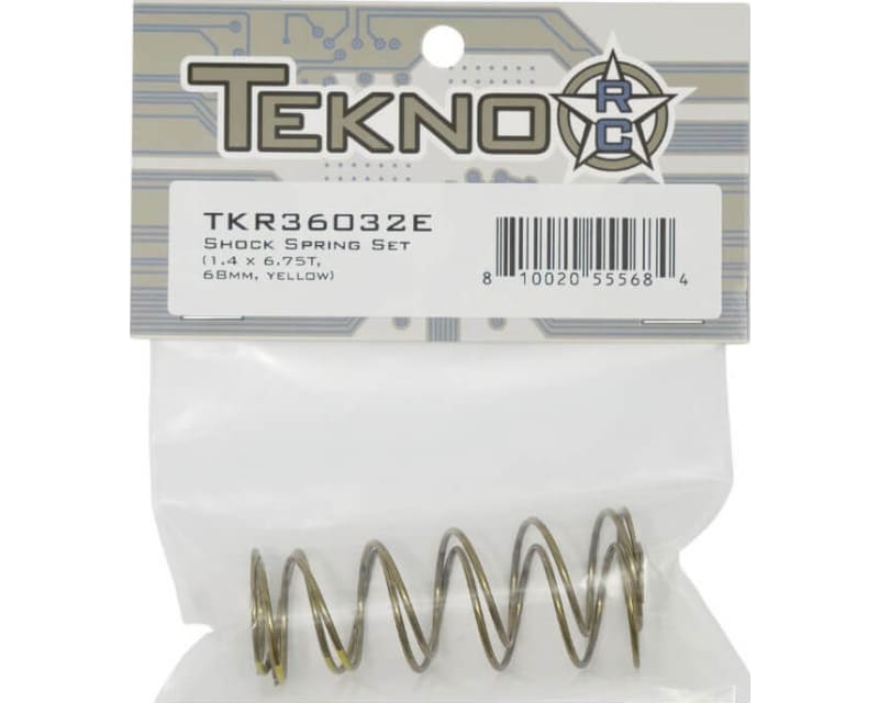 Tap to zoom Shock Spring Set (1.4 x 6.75T 68mm YELLOW)