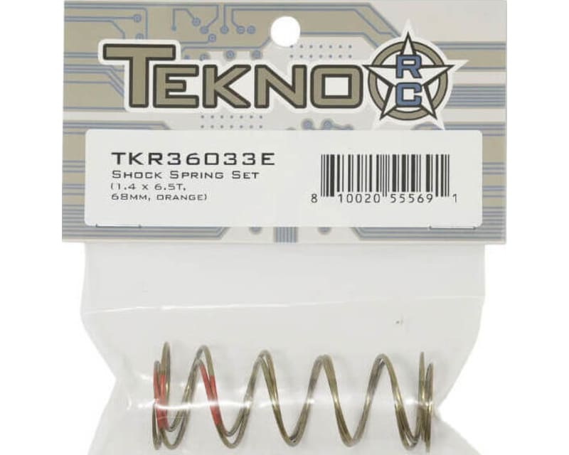 Tap to zoom Shock Spring Set (1.4 x 6.5T 68mm ORANGE)