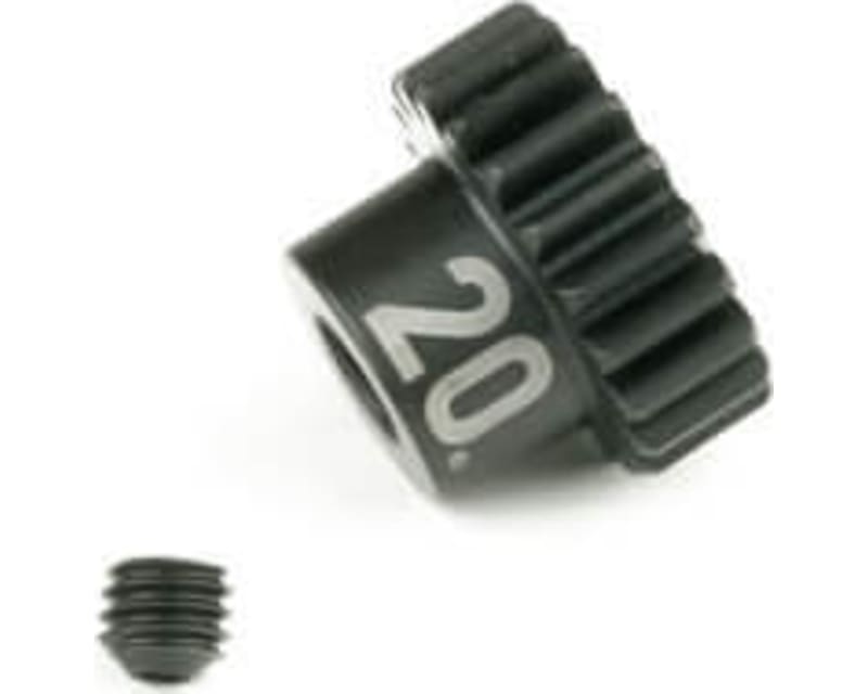 5mm Bore Mod 0.8 Pinion Gear (20t Hardened Steel Etched