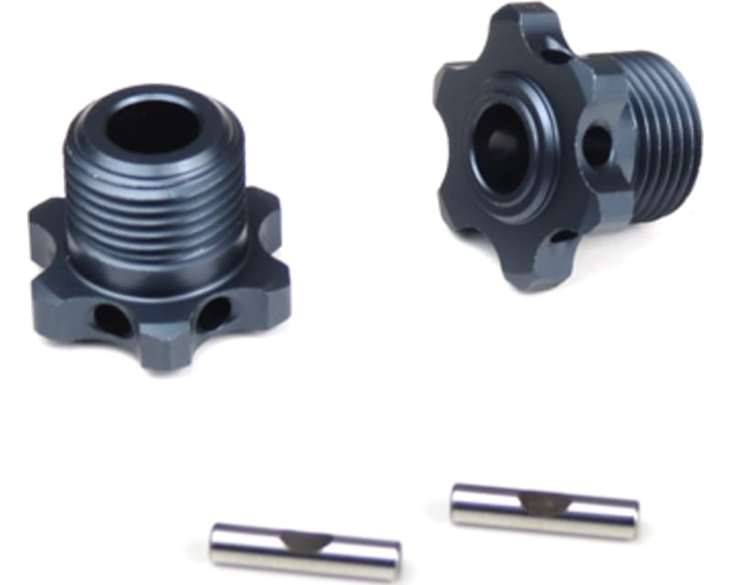 17mm Narrow Wheel Hubs (for TKR5580 lightened w/pins 2 pieces)