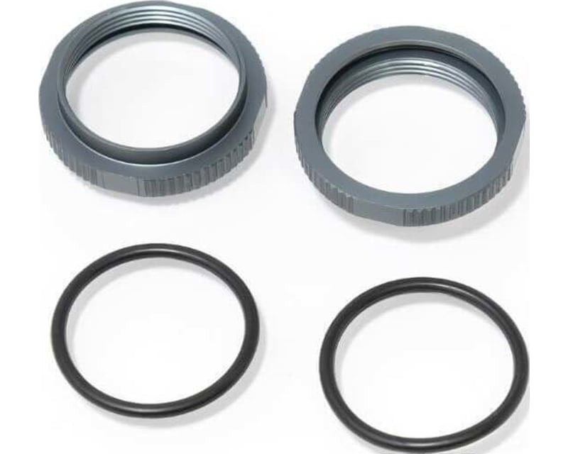 Shock Adjustment Collars (short aluminum gunmetal ano 2 pieces)