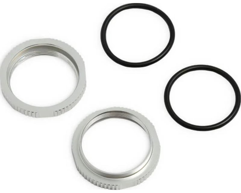 Tap to zoom Shock Adjustment Nuts (short aluminum CLEAR ano 2 pieces)