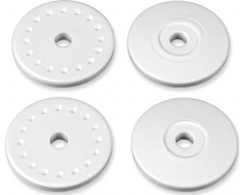 Shock Piston Blanks flat/taper 15.8mm precision molded 16 dimple