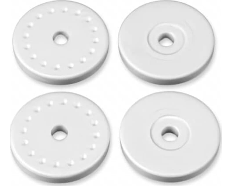 Shock Piston Blanks (Flat/Flat 15.8mm Precision Molded 16 Dimple