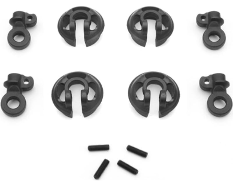 Locking Shock Rod End and Spring Perch Set (13mm shocks)