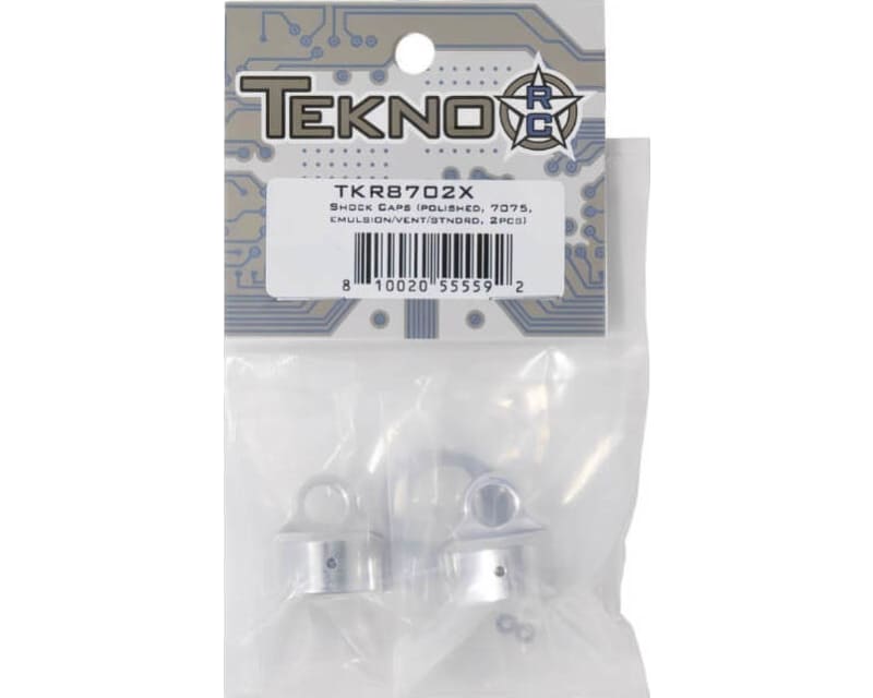 Tap to zoom Shock Caps (polished 7075 emulsion/vented/standard 2 pieces)
