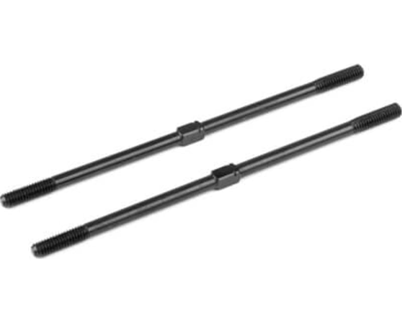 Turnbuckle (M4 thread 100mm length 4mm adjustment 2 pieces)