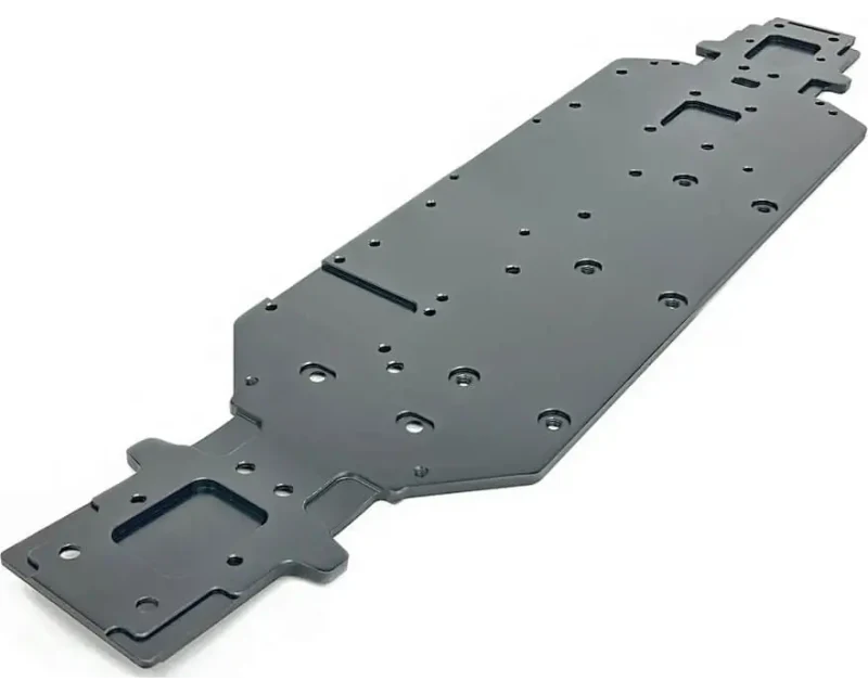 Chassis 4mm Black Ano Mt410 2.0