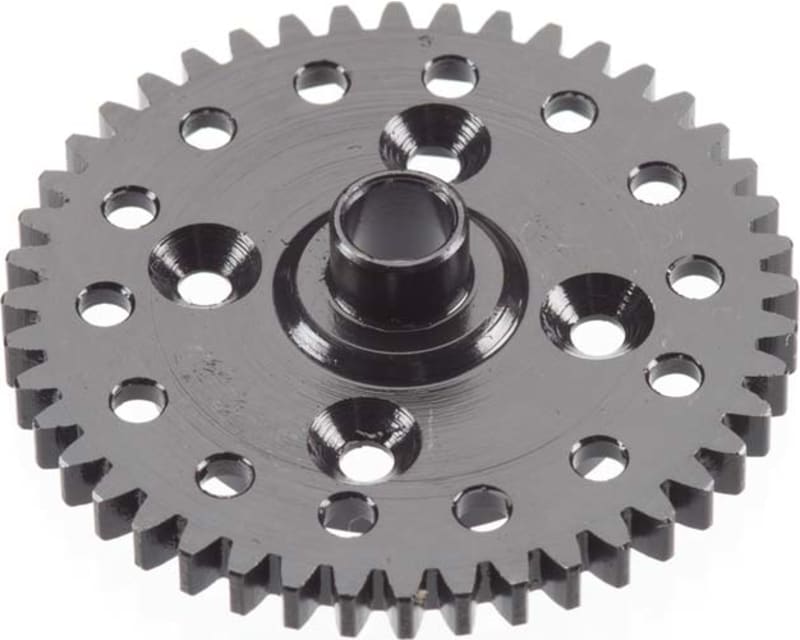 Spur Gear 44T Hardened Stl/Lghtd/EB48/SCT410