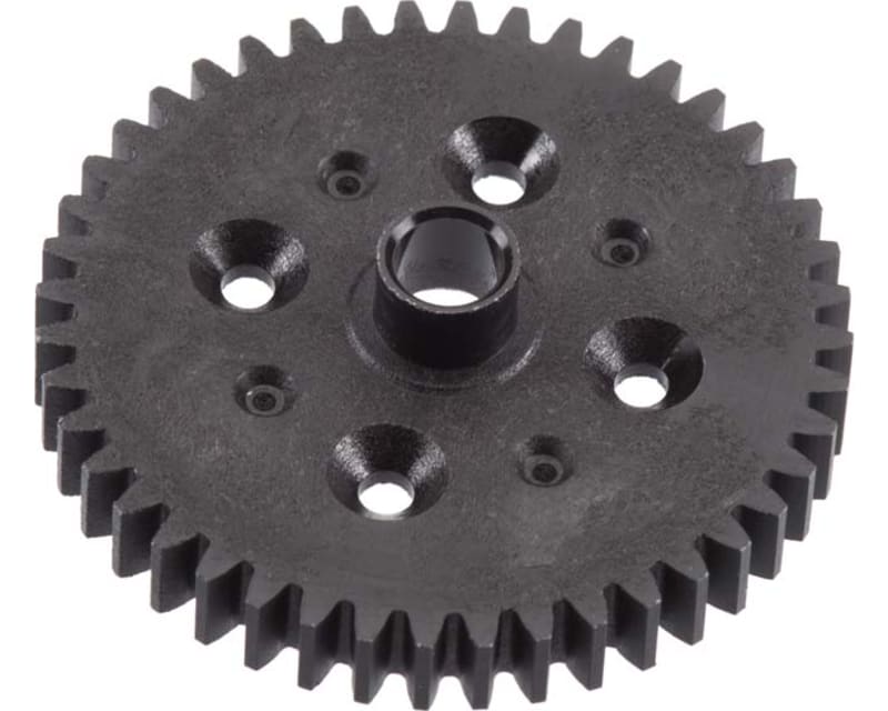 Spur Gear 44t Black Composite : EB48