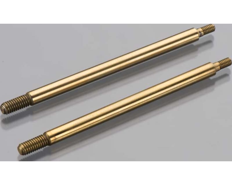 Shock Shafts w/ TiNi coat rear steel 2pcs :EB48