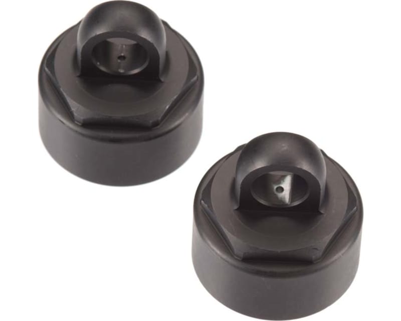 Shock Caps aluminum gun metal ano 2pcs :EB48