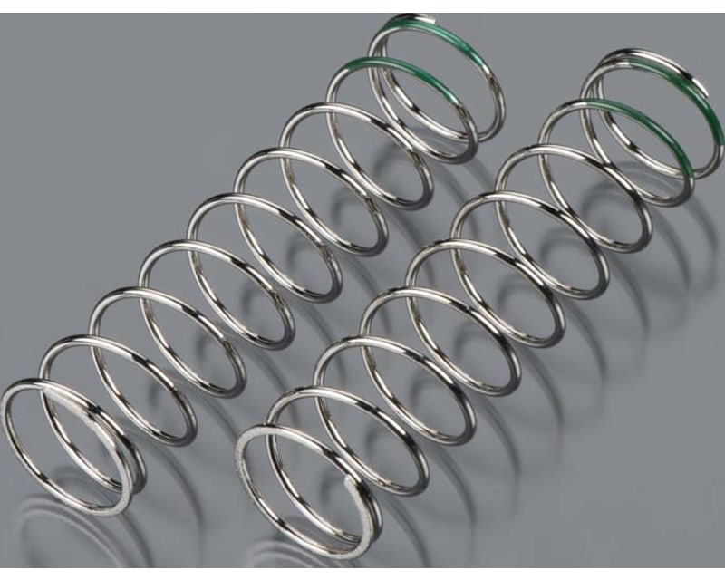 Shock Spring Set 1.6x10.0T 90mm Green 4.20lb/in