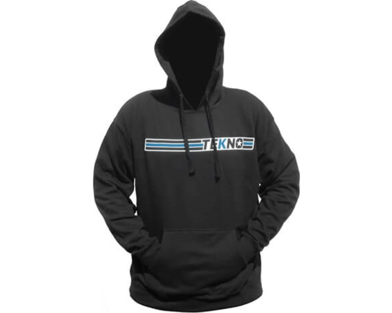 Large Stripe Pullover Hoodie (horizontal design black)