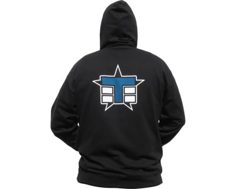 Tekno RC Stripe Zippered Hoodie vertical design black XXL