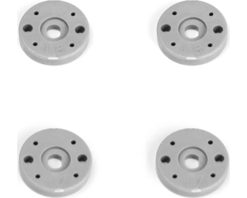 Shock Piston Set (2x1.7 2x1.8 flat/flat 13mm 4 pieces) photo