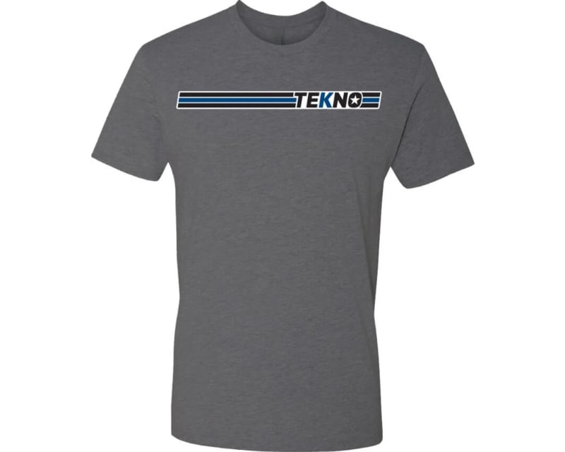 Large Tekno RC T-Shirt (Classic T Logo Heavy Metal Heather)