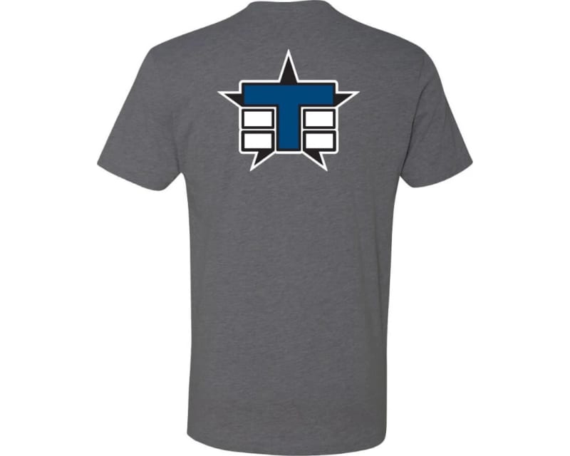 Large Tekno RC T-Shirt (Classic T Logo Heavy Metal Heather)