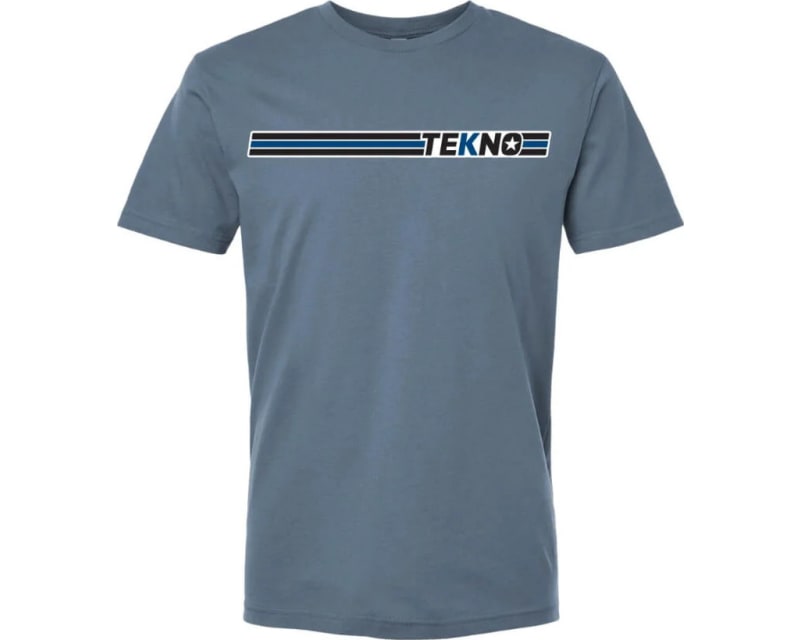 X-Large Tekno RC T-Shirt (Classic T Logo slate blue heather)