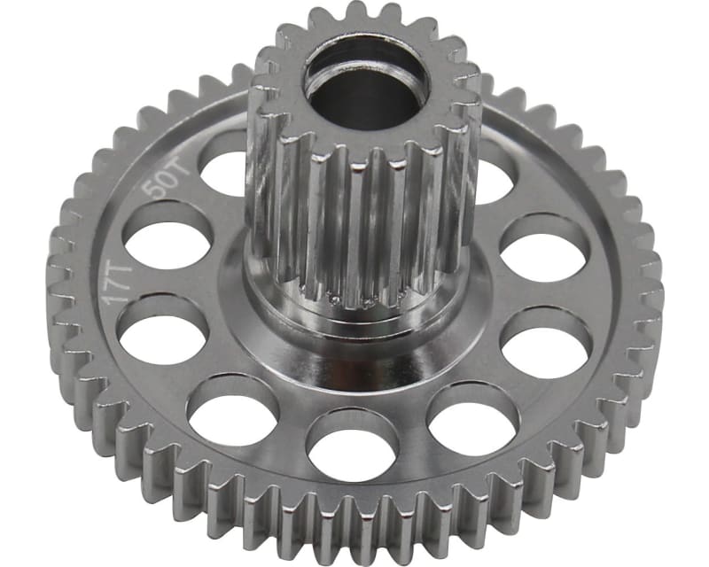 Tap to zoom Aluminum Counter Gear (17/50t) - Tamiya Lunch Box Hornet